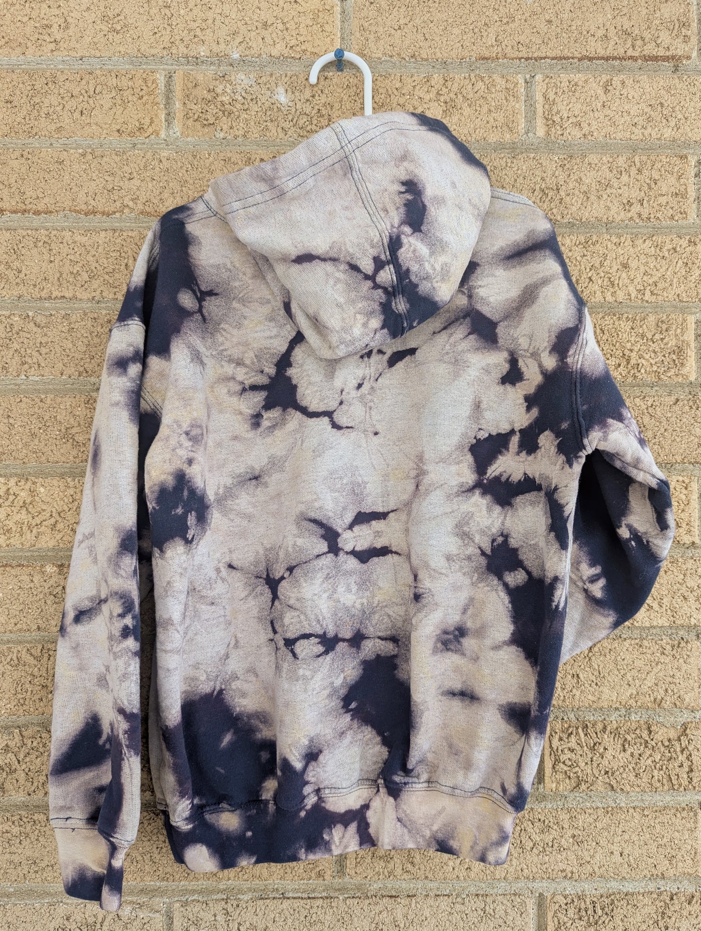Reverse Dyed Navy Hoodie - Adult