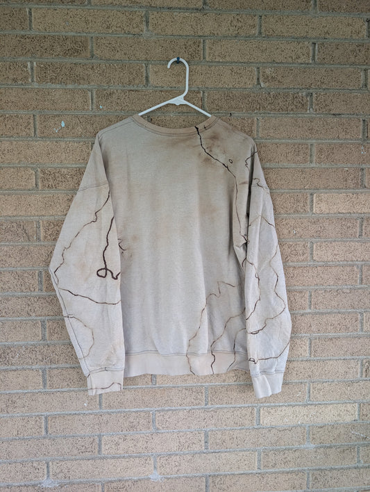 Large Unisex Reverse Dyed Crewneck