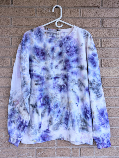 Purple Soft Spiral Crewneck - XL