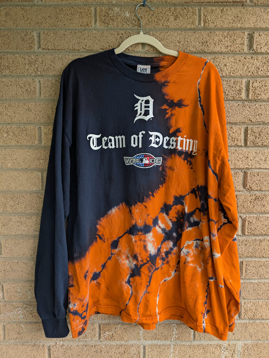 2X Large Up-Cycled Tigers - 2006 Team of Destiny Long Sleeved Shirt