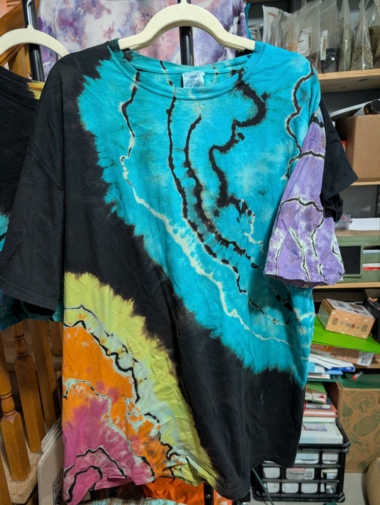 Extra Large Rainbow Reversed Geode T-Shirt
