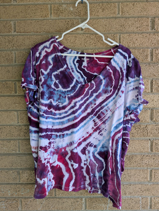 XXL V-Neck Lightweight Geode T-Shirt