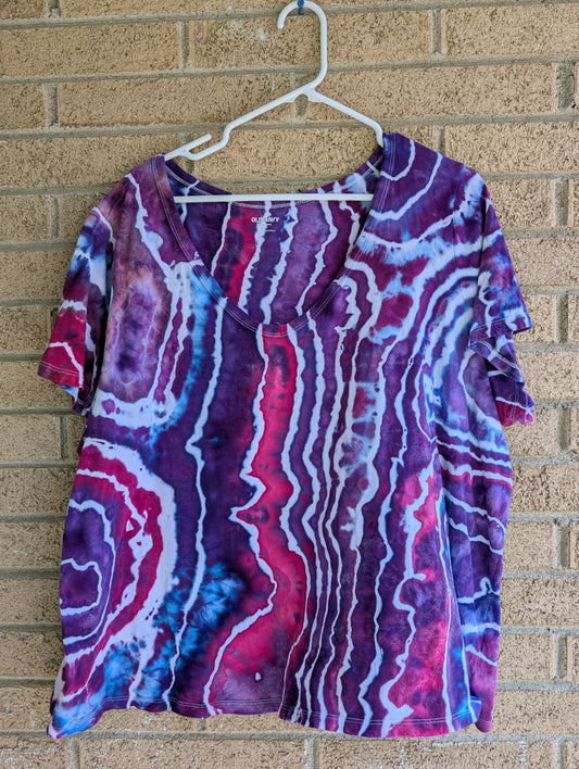 2XL V-Neck Lightweight Geode T-Shirt