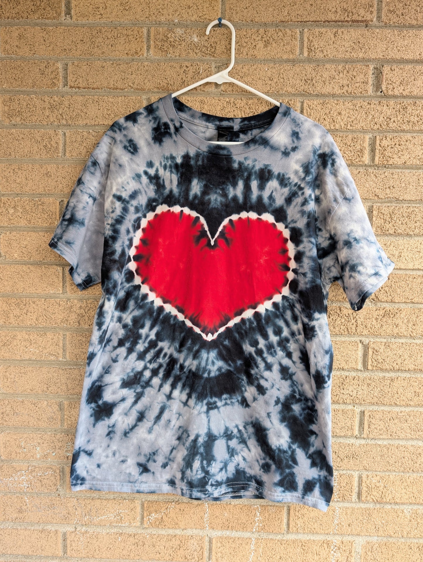 Large Red Heart Unisex Shirt