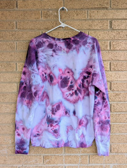 Large Ice Dyed Unisex Crewneck