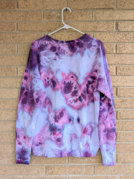 Large Ice Dyed Unisex Crewneck