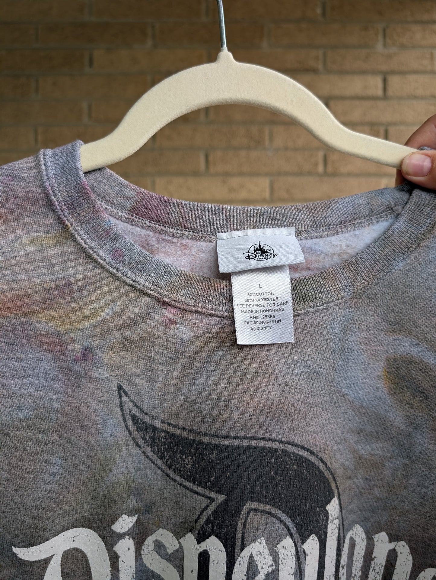 Large Unisex Up-Cycled Crewneck