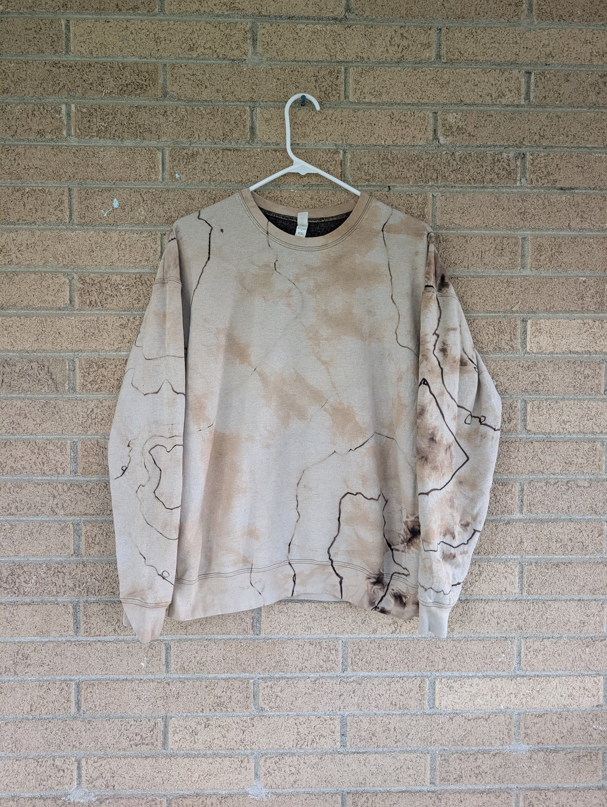Medium Unisex Reverse Dyed Crewneck