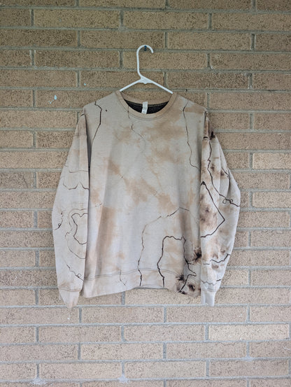 Medium Unisex Reverse Dyed Crewneck