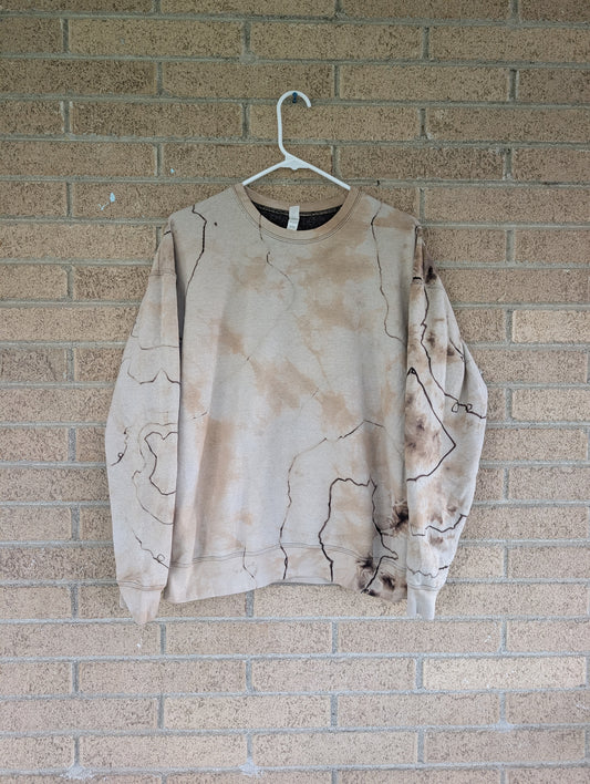 Medium Unisex Reverse Dyed Crewneck