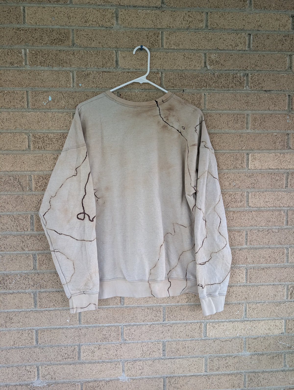 Large Unisex Reverse Dyed Crewneck