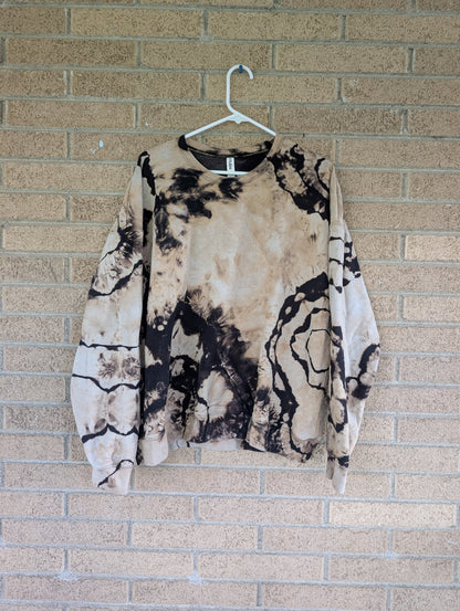 XLarge Unisex Reverse Dyed Crewneck