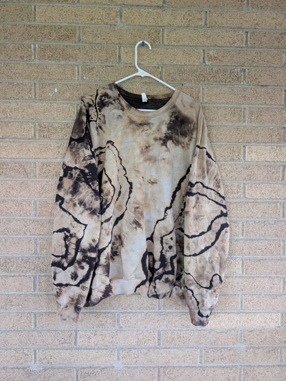 2XLarge Unisex Reverse Dyed Crewneck